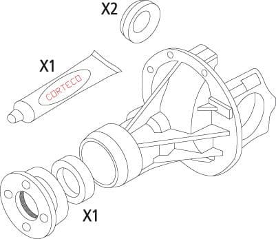 Gasket Set, differential 19536212 - image 2