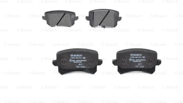 Brake Pad Set, disc brake 0986494814 - image 3