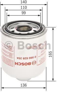 Air Dryer Cartridge, compressed-air system 0986628254 - image 5
