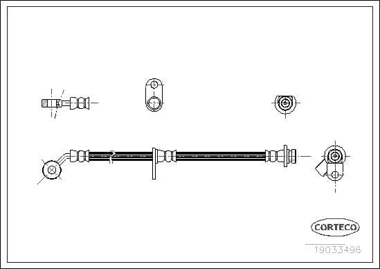 Brake Hose 19033496