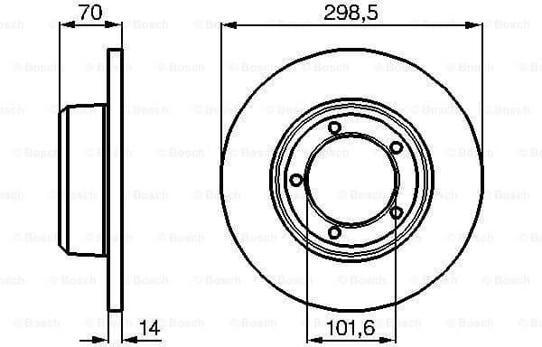 Brake Disc 0986478827