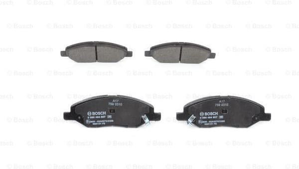 Brake Pad Set, disc brake 0986494867 - image 3