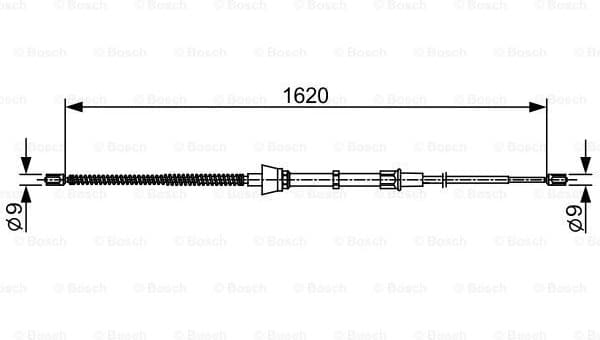 Cable Pull, parking brake 1987482448