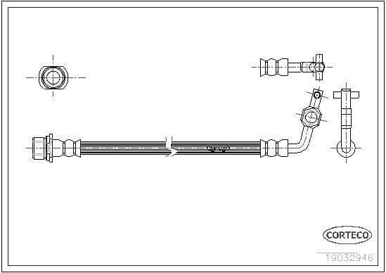 Brake Hose 19032946