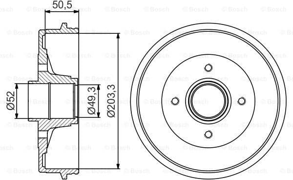 Brake Drum 0986477211