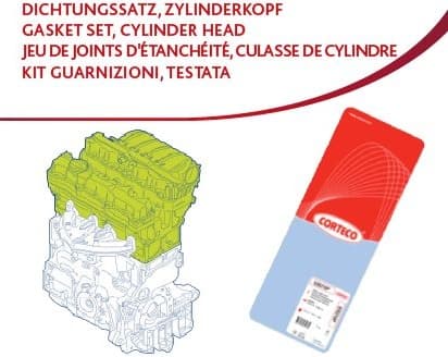 Gasket Kit, cylinder head 418470P