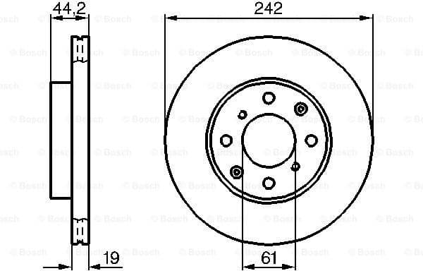 Brake Disc 0986478503