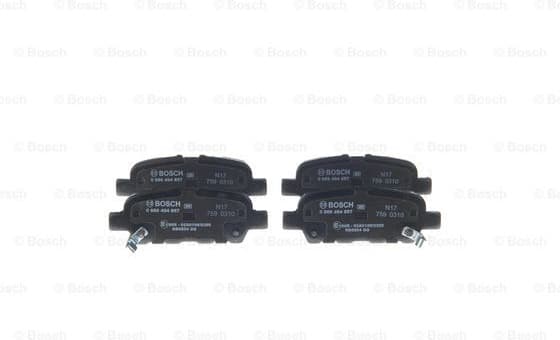 Brake Pad Set, disc brake 0986494857