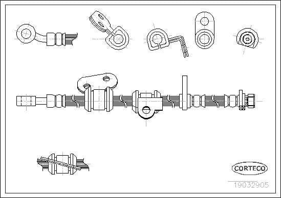 Brake Hose 19032905