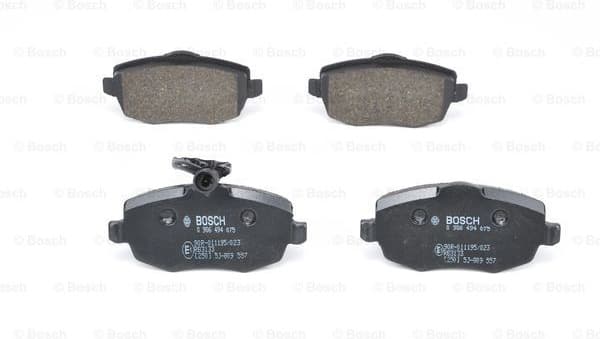 Brake Pad Set, disc brake 0986494075