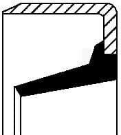 Shaft Seal, manual transmission 01002919B