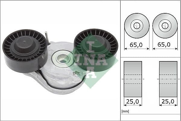 Belt Tensioner, V-ribbed belt 534069610