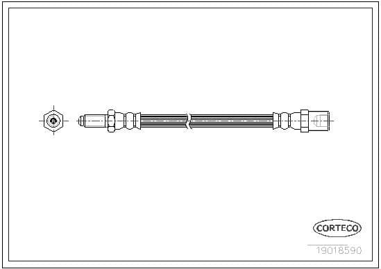 Brake Hose 19018590