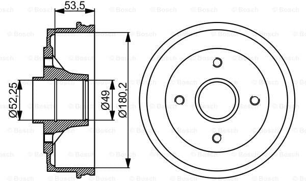 Brake Drum 0986477061