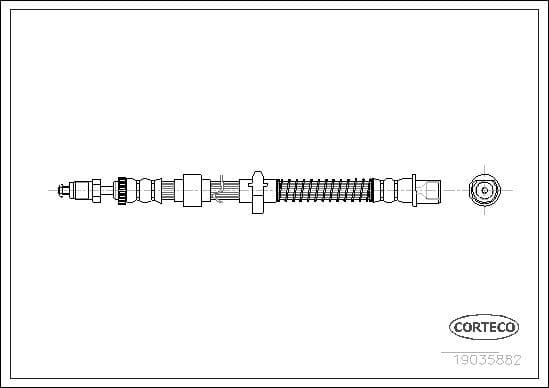 Brake Hose 19035882