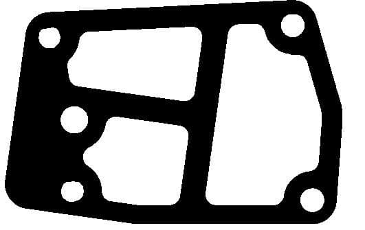 Gasket oil filter flange housing 161.911