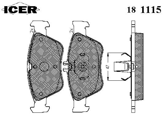 Brake pads front 181115