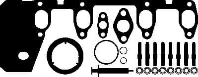 Turbocharger mounting kit 196.390