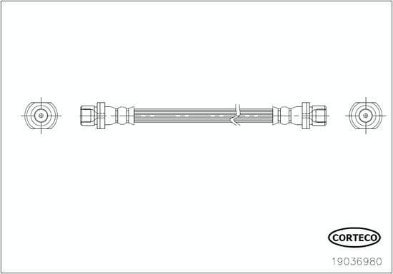 Brake Hose 19036980