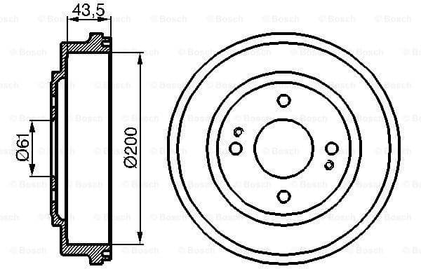 Brake Drum 0986477081