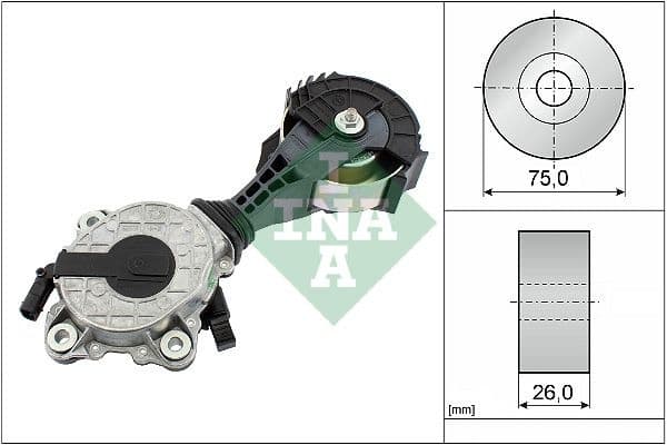 Belt Tensioner, V-ribbed belt 534042510