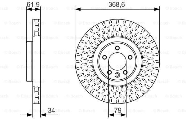 Brake Disc 0986479B18 - image 5