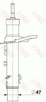 Shock Absorber TRW TWIN JGM1019T