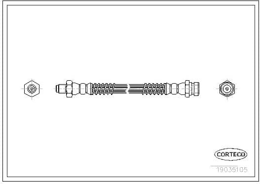 Brake Hose 19035105