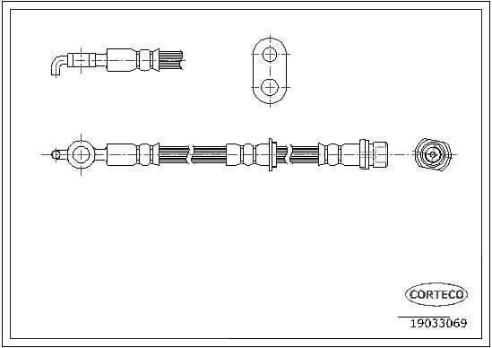 Brake Hose 19033069