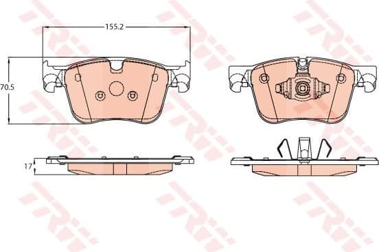 Brake Pad Set, disc brake GDB2193