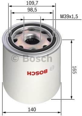 Air Dryer Cartridge, compressed-air system 0986628250 - image 5