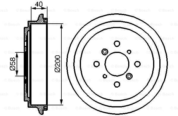 Brake Drum 0986477141