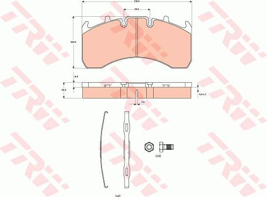 Brake Pad Set, disc brake GDB5098 - image 3