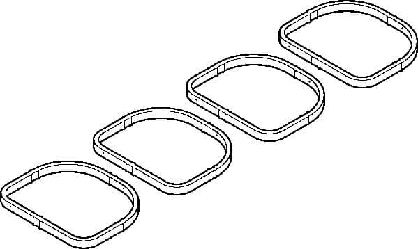 Gasket Set, intake manifold 457.430