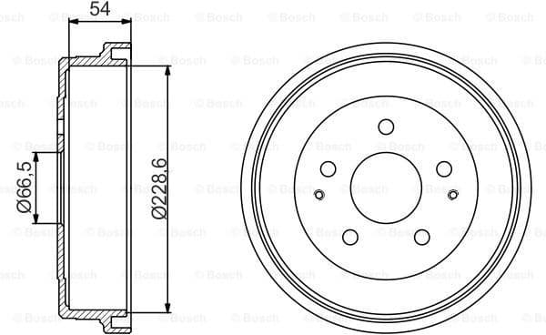Brake Drum 0986477230