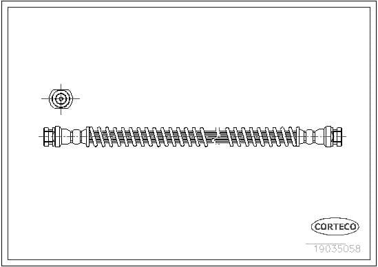 Brake Hose 19035058