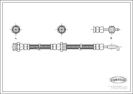Brake Hose 19035082