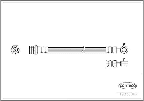 Brake Hose 19035067