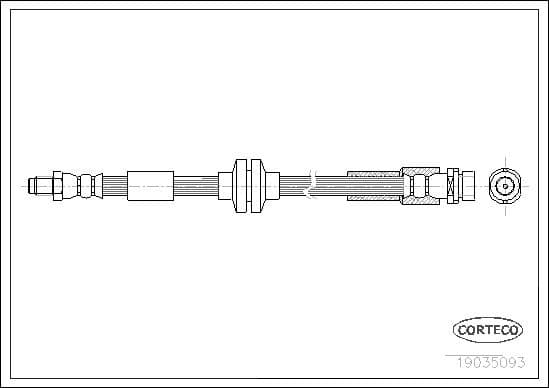 Brake Hose 19035093