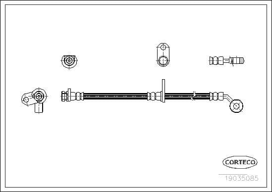 Brake Hose 19035085
