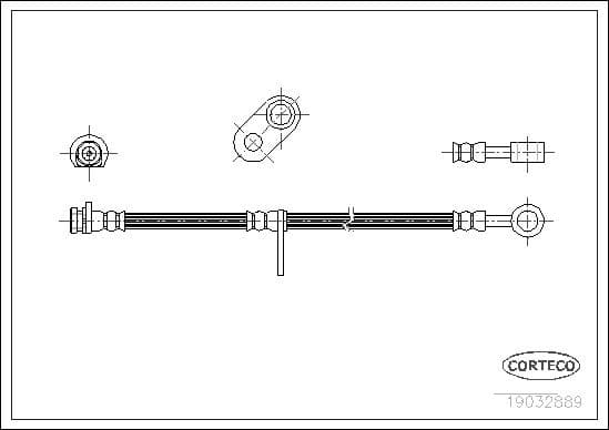 Brake Hose 19032889