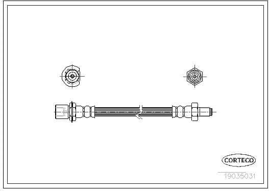 Brake Hose 19035031