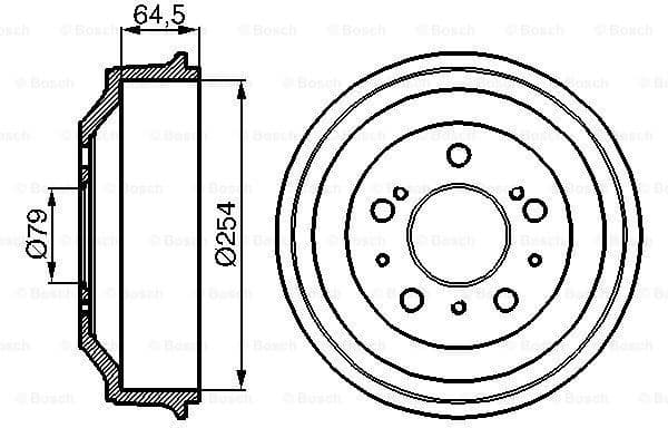 Brake Drum 0986477098