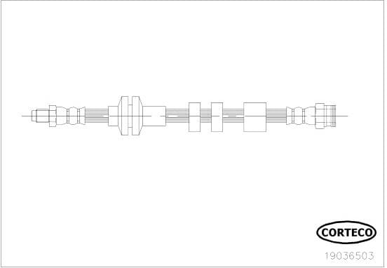 Brake Hose 19036503