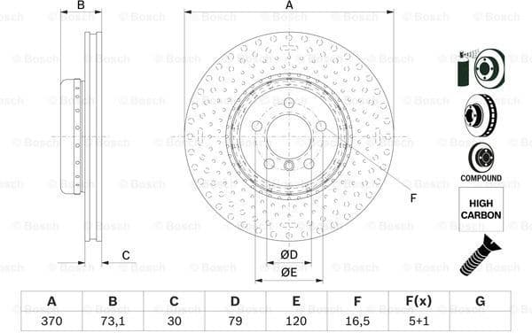 Brake Disc 0986479E21