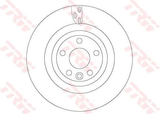 Brake Disc TRW SINGLE DF6706S