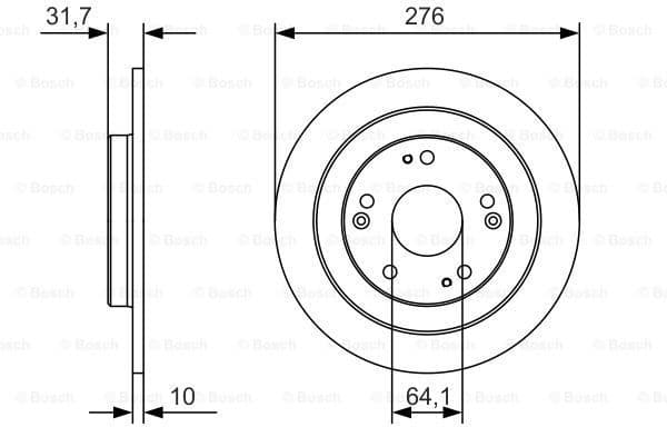 Brake Disc 0986479A92 - image 2