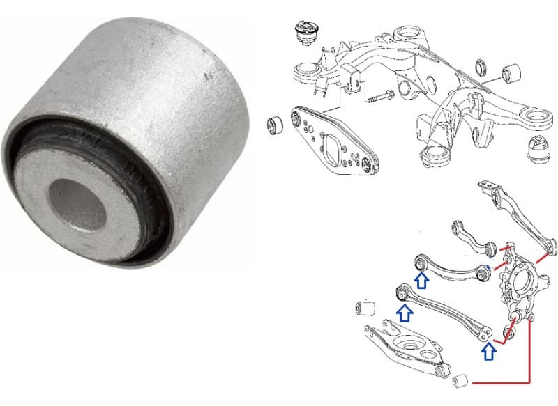 Silentblock rear axle 29751 01 - image 3