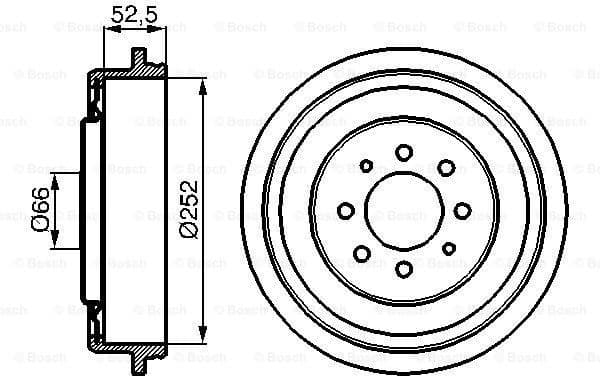 Brake Drum 0986477067