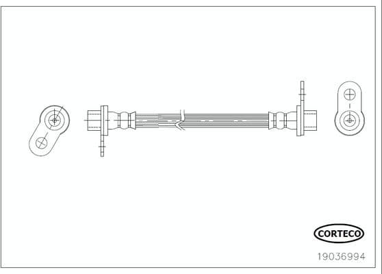 Brake Hose 19036994